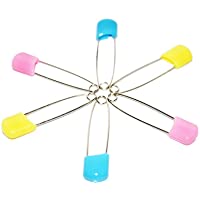 Newin Star Pins - Pines de plástico para Pañales de bebé- Niños- 4 cm